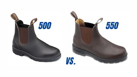 Blundstone 500 vs. 550 Boots Comparison