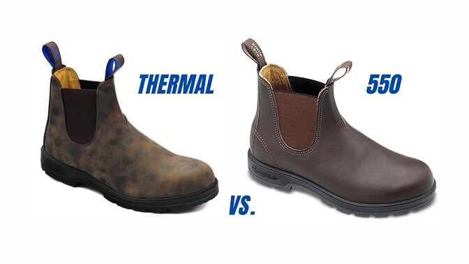 Blundstone Thermal vs. 550 Boots Comparison