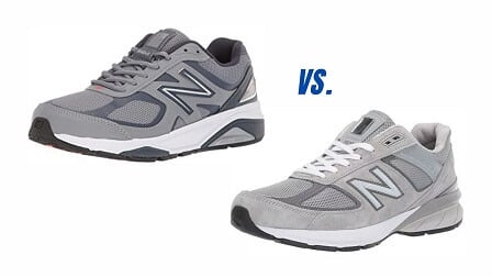 New Balance 1540 vs. 990 Sneakers Comparison