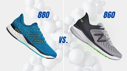 New‌ ‌Balance‌ ‌880‌ ‌vs.‌ ‌860‌ ‌Running‌ ‌Shoes‌ ‌Comparison