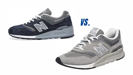New Balance 997 vs. 997H Sneakers Comparison