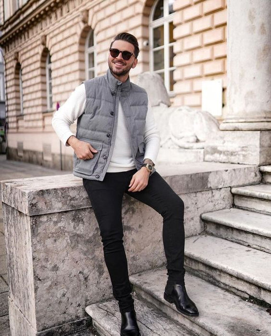 What to Wear With Puffer Vest (Men's Outfit Ideas)