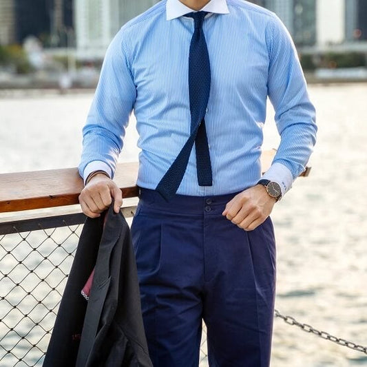 What Color Shirt Goes With Navy Blue Pants? (6 Options)