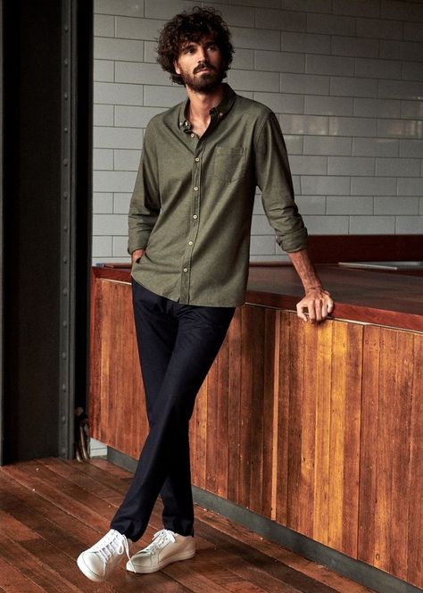 What To Wear With Olive Green Shirt (Visual Guide)