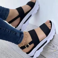 Women's Lightweight Wedge Sandals: Summer Platform Shoes with Heels