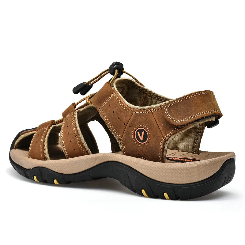 Genuine Leather Men's Summer Sandals