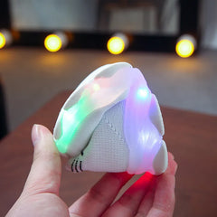 Letter Mesh LED Luminous Kids Sneakers
