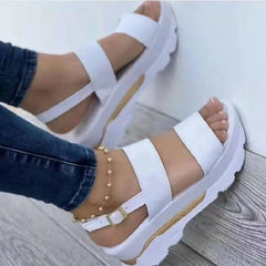 Women's Lightweight Wedge Sandals: Summer Platform Shoes with Heels